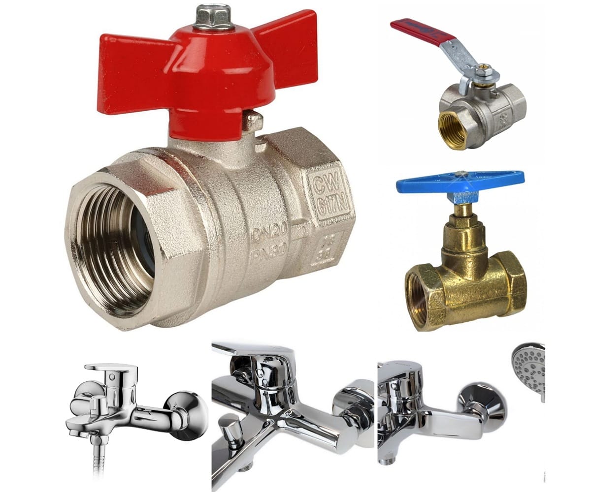 УСТАНОВКА ВЕНТИЛЕЙ И СМЕСИТЕЛЕЙ