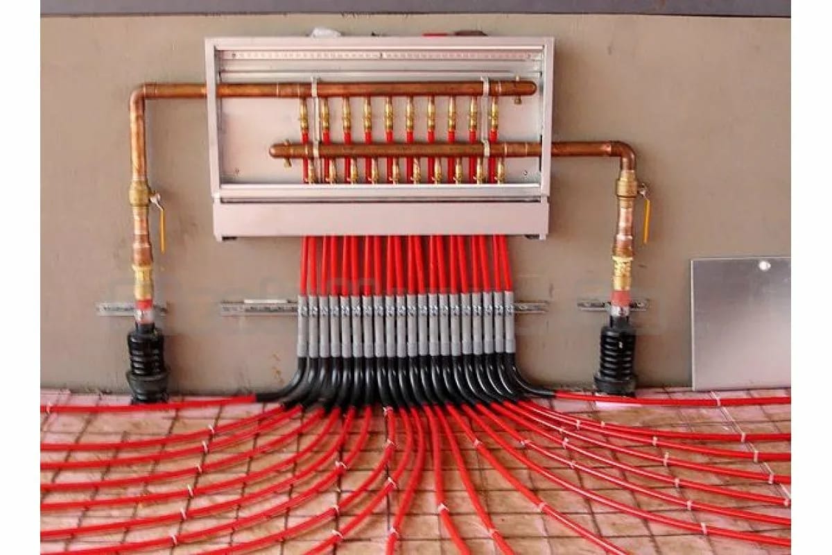 Монтаж водяных теплых полов в Бишкеке